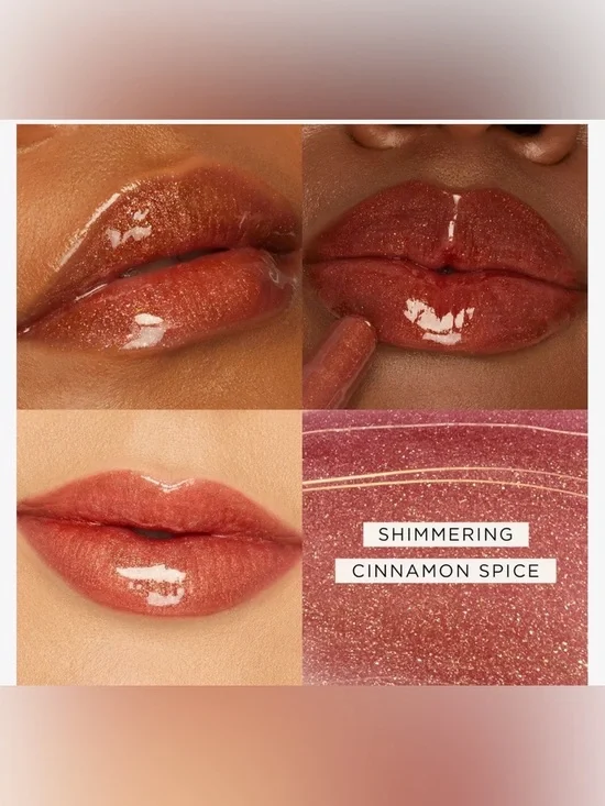 tarte Maracuja Juicy Lip Vinyl - shimmering cinnamon spice. .095 oz - Picture 5 of 11